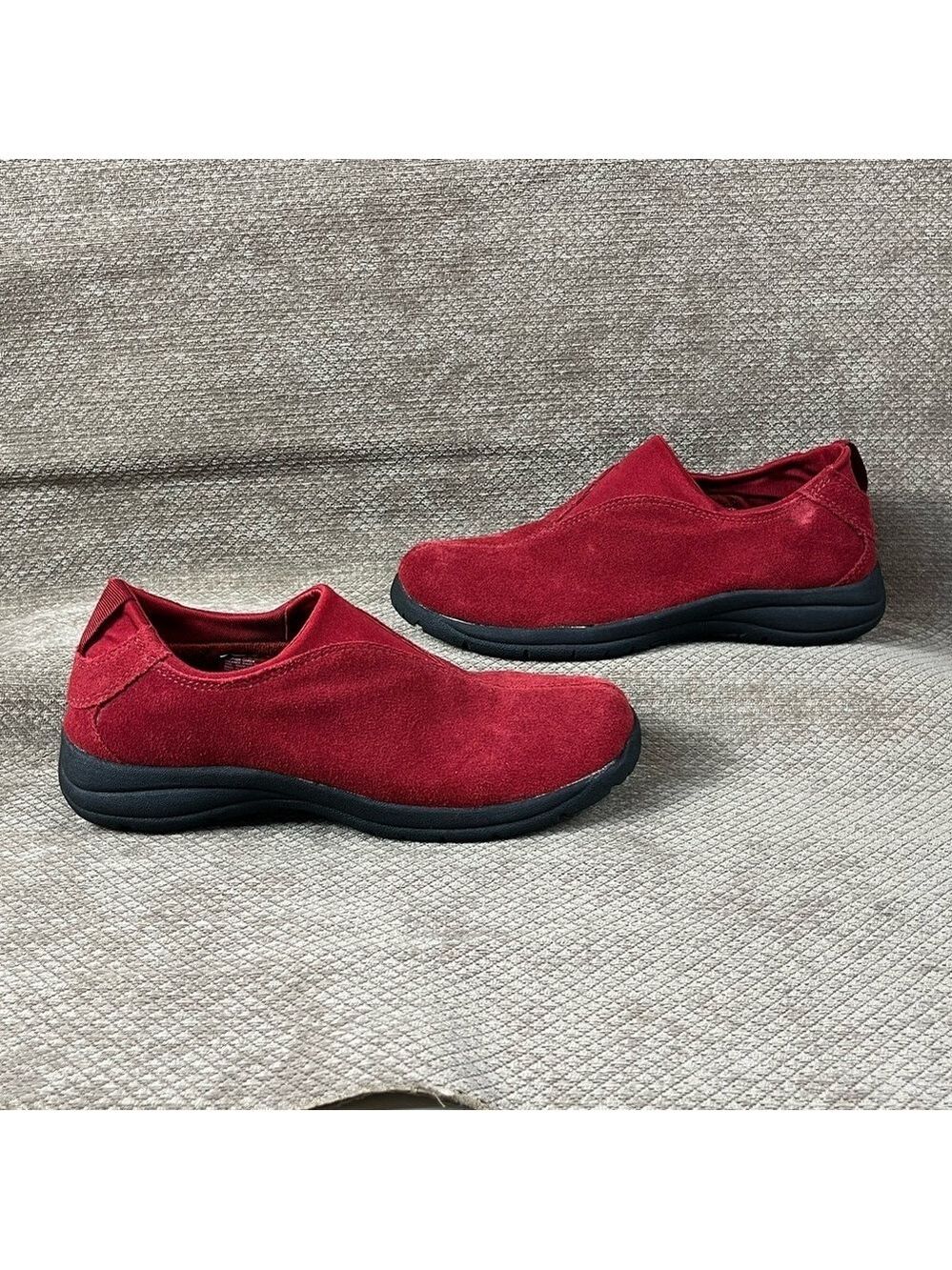 Route 66 Shoes Red Leather Step In Loafers Womens Size 8 EUC - Picture 5 of 13